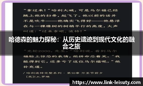 哈德森的魅力探秘：从历史遗迹到现代文化的融合之旅